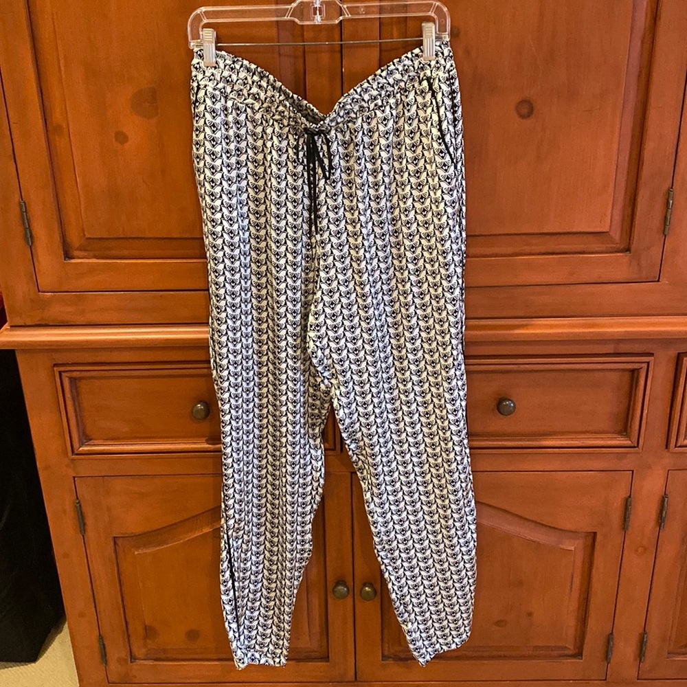 European silky pants